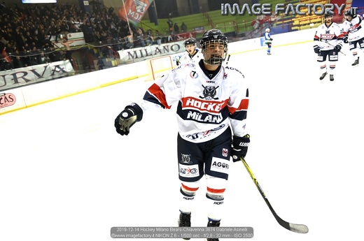 2019-12-14 Hockey Milano Bears-Chiavenna 3674 Gabriele Asinelli
